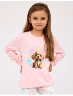 Dívčí pyžamo Cornette Kids Girl 594/179 Star dł/r 86-128