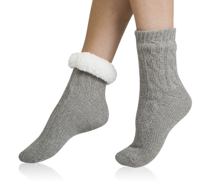 Extrémně teplé ponožky EXTRA WARM SOCKS - BELLINDA - fialová