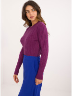 Sweter AT SW  fioletowy model 20493430 - FPrice