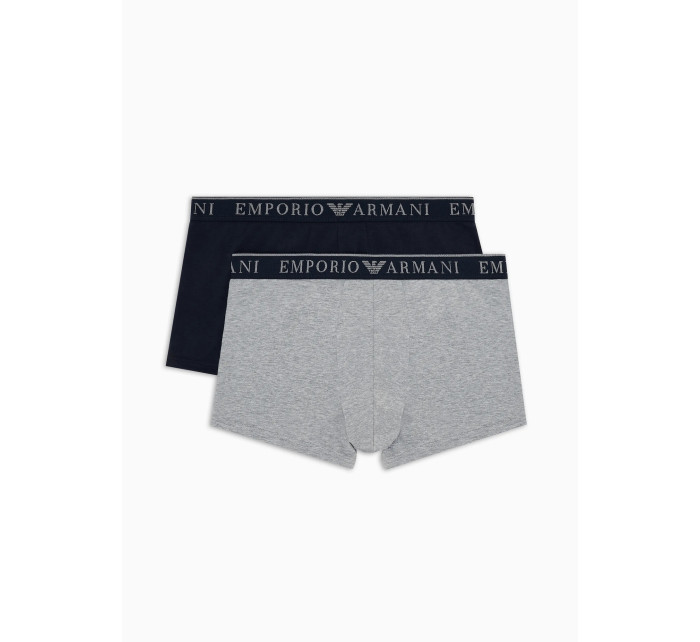 Pánské boxerky 2PACK   modré  model 19009215 - Emporio Armani