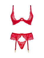 Dámská erotická souprava Rose set red - BEAUTY NIGHT FASHION