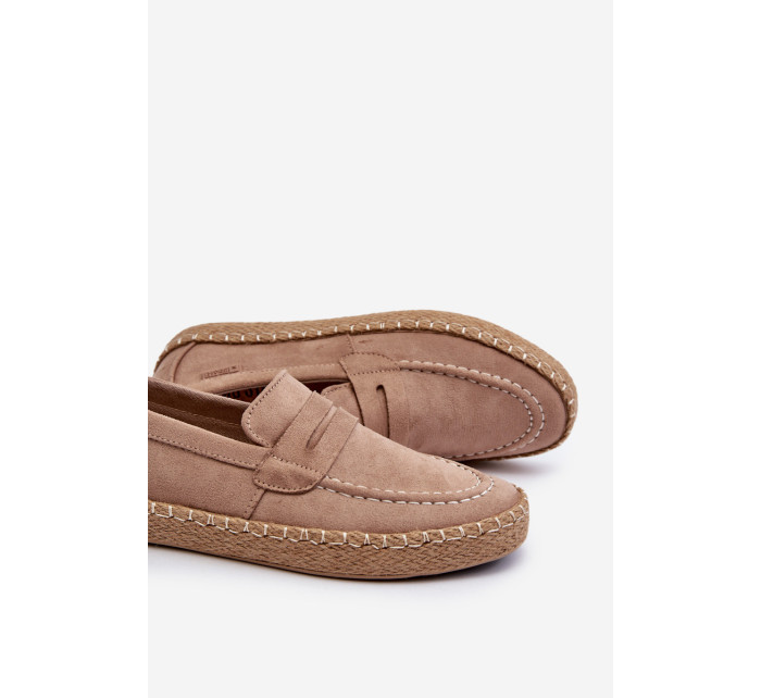 Pánské Eco Suede Espadrilky Big Star Béžová