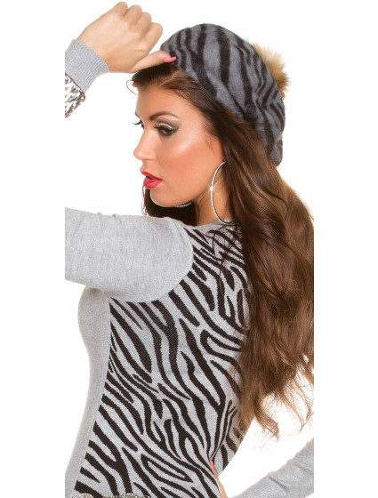 Trendy Zebra cap with model 19602853 - Style fashion