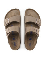 Birkenstock Arizona Soft Footbed Oiled Leather Tabacco Brown úzké žabky pro muže/dámy (0552813)