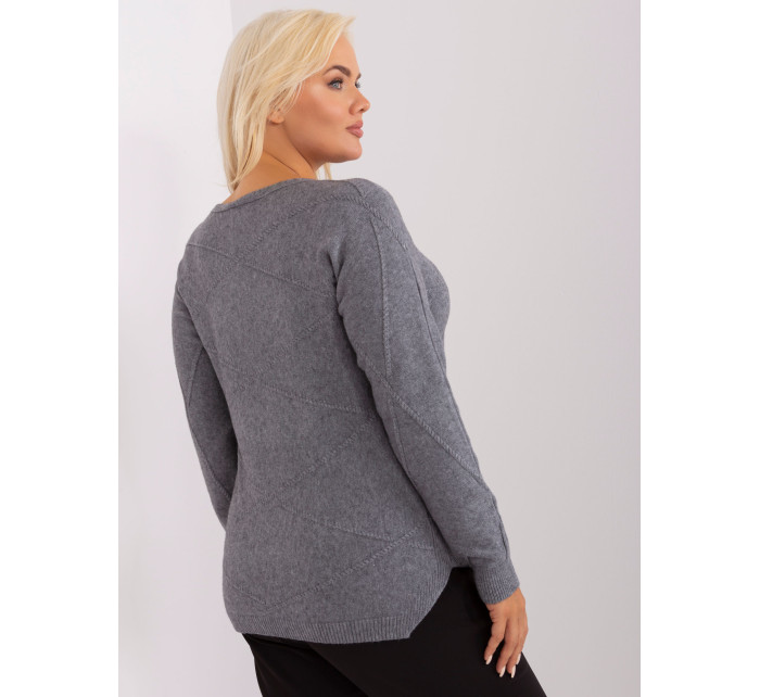 Sweter PM SW PM model 18948928 ciemny szary - FPrice