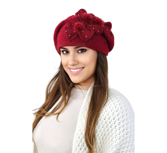 Beret model 19142453 Claret - Kamea