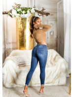 Sexy Highwaist Push-Up Jeans with glitter