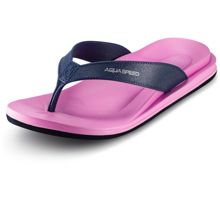 AQUA SPEED Plavecká obuv do bazénu Solea Pink/Navy Blue