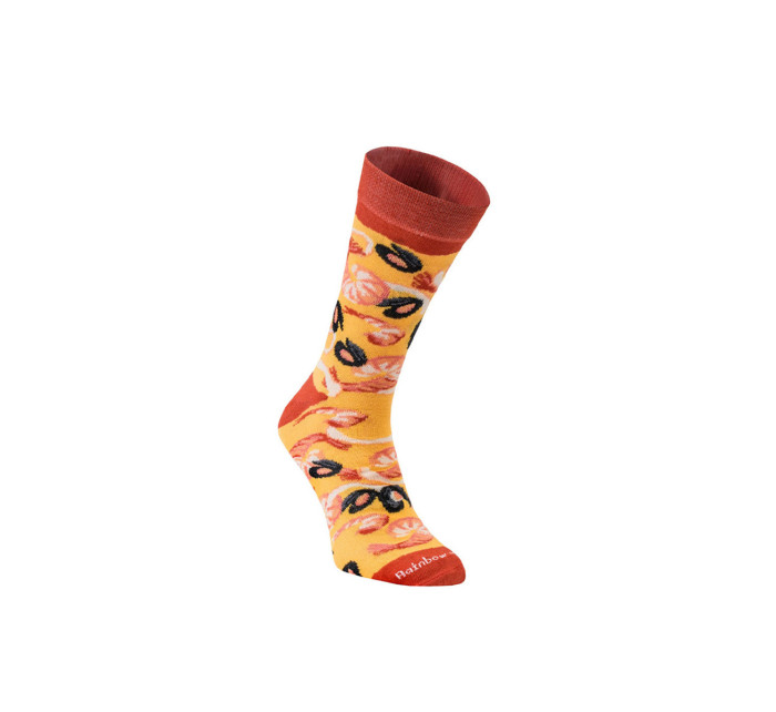 Rainbow Socks Pizza 4 páry mořských plodů