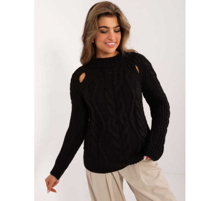 Sweter BA SW 1560.19 czarny