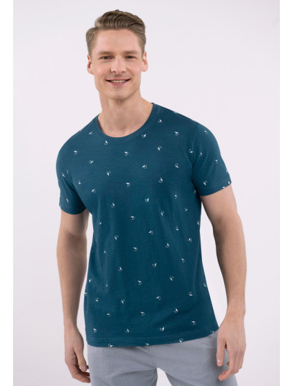 TShirt model 20181832 Tmavě modrá - Volcano