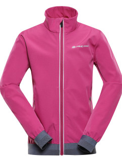 Dětská softshellová bunda ALPINE PRO TYCHO fuchsia red