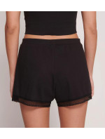 Dámské šortky GO Ribbed Short - BLACK - černé 0004 - SLOGGI