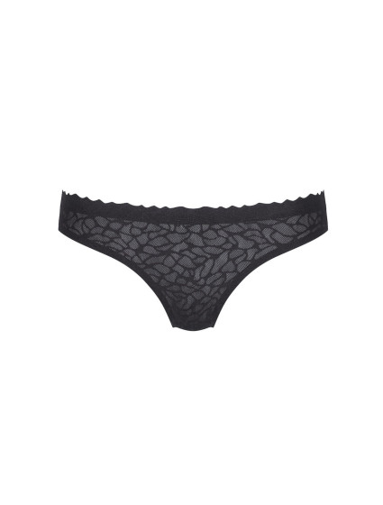 Dámské kalhotky Zero Feel Lace 2.0 Brazil Panty - BLACK - černé 0004 - SLOGGI