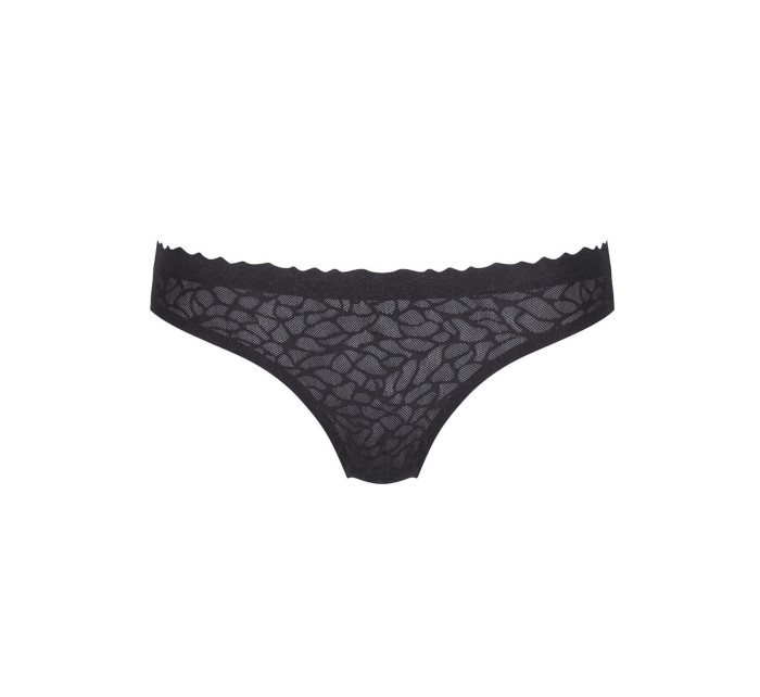 Dámské kalhotky Zero Feel Lace 2.0 Brazil Panty - BLACK - černé 0004 - SLOGGI