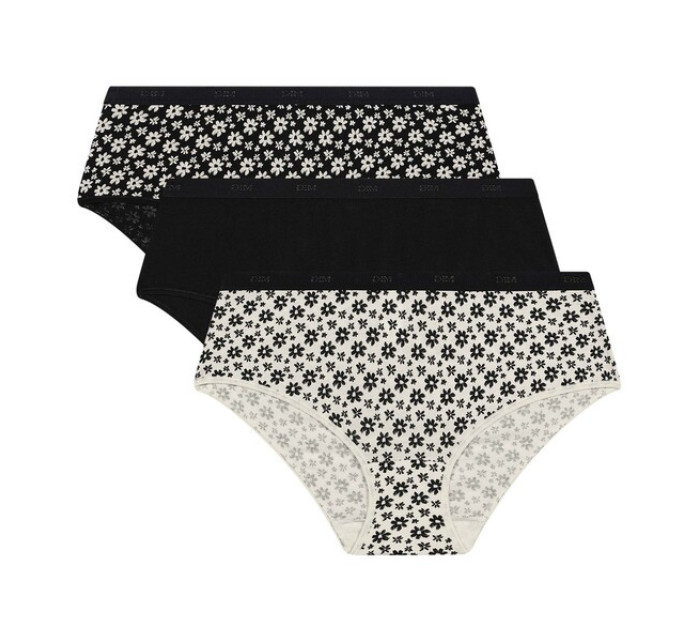 Dámské bavlněné kalhotky 3 ks  COTTON BOXER 3x  černá model 20474827 - DIM