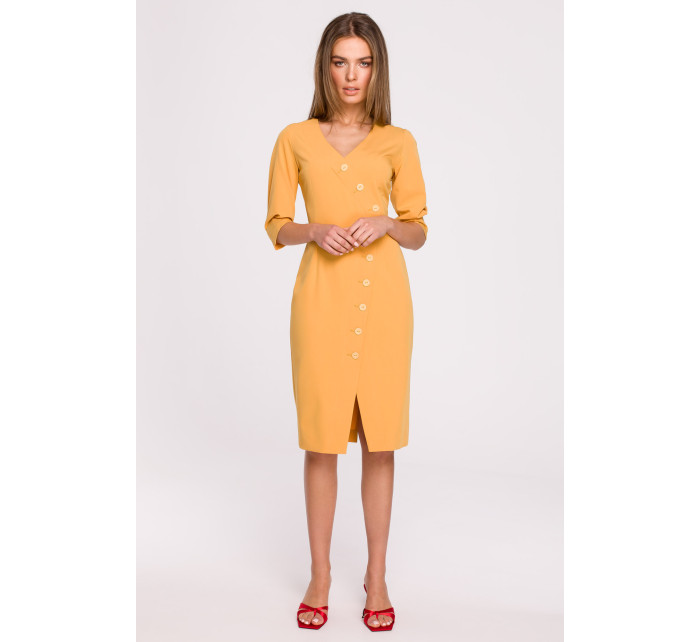 Stylove Šaty S295 Yellow