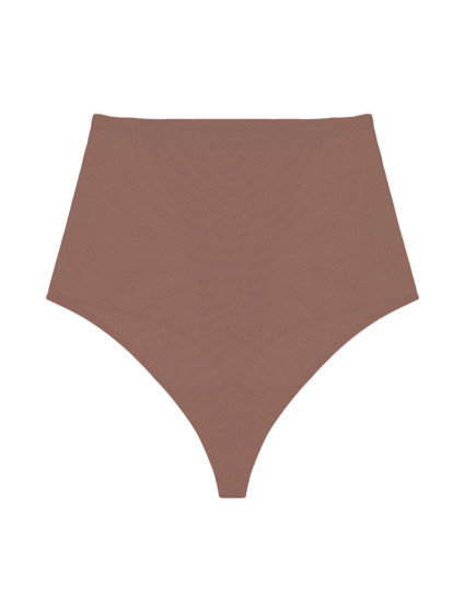 Dámské stahovací kalhotky Triumph Shape Smart Highwaist String - BROWN - hnědé 6901 - TRIUMPH