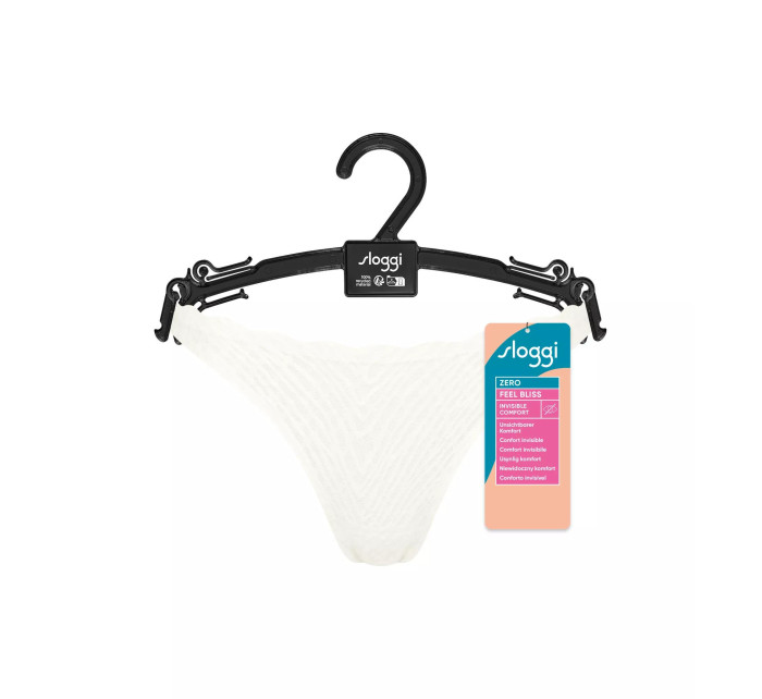 Dámská tanga ZERO Feel Bliss String - WHITE - bílé 00GZ - SLOGGI