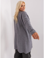 Sweter PM SW PM 3732.10 ciemny szary