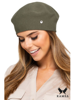 Kamea Beret K.19.071.49 Khaki barva