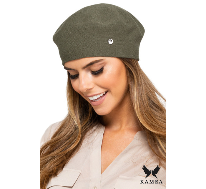 Kamea Beret K.19.071.49 Khaki barva