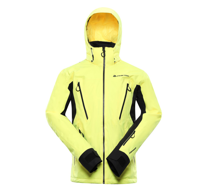 Pánská lyžařská bunda s membránou ptx ALPINE PRO GAES nano yellow