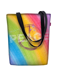 Bertoni Plátěná taška Sunny Peace Multicolor