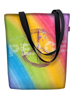 Bertoni Plátěná taška Sunny Peace Multicolor