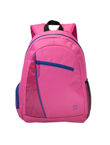 Batoh pro mládež Semiline A3038-5 Pink/Navy Blue