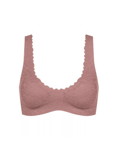 Dámská podprsenka Zero Feel Lace 2.0 Bralette - BROWN - sv. hnědá 1141 - SLOGGI