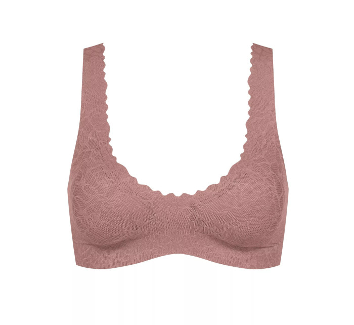 Dámská podprsenka Zero Feel Lace 2.0 Bralette - BROWN - sv. hnědá 1141 - SLOGGI