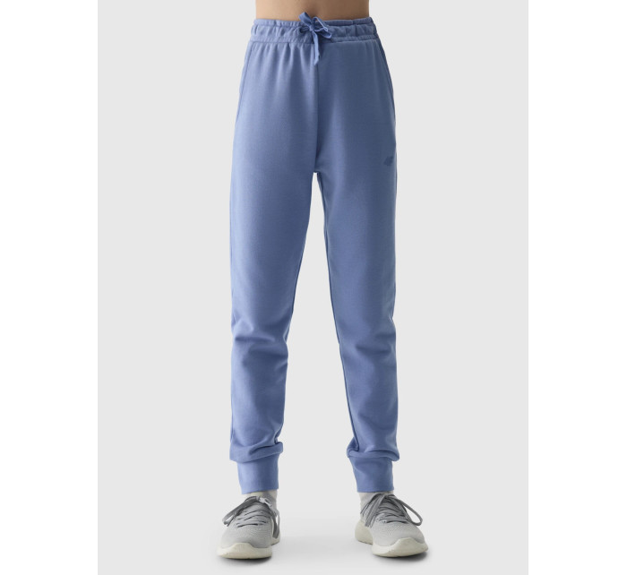 Dívčí tepláky typu jogger 4F - denim