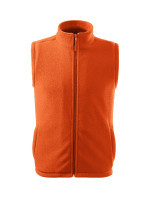 Next fleece vesta unisex oranžová