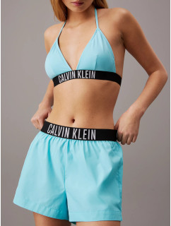 Dámské plážové šortky KW0KW02482 DCE sv. modré - Calvin Klein