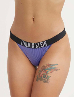 Dámské plavkové kalhotky KW0KW02611 C86 modré - Calvin Klein