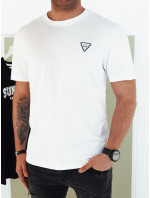 Základní pánské bílé tričko Dstreet RX5440