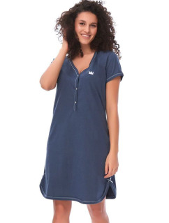 Dámská bavlněná košile model 19468973 tmavě modrá - DN Nightwear