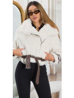 Sexy faux Winter Jacket with details model 20559156 - Style fashion