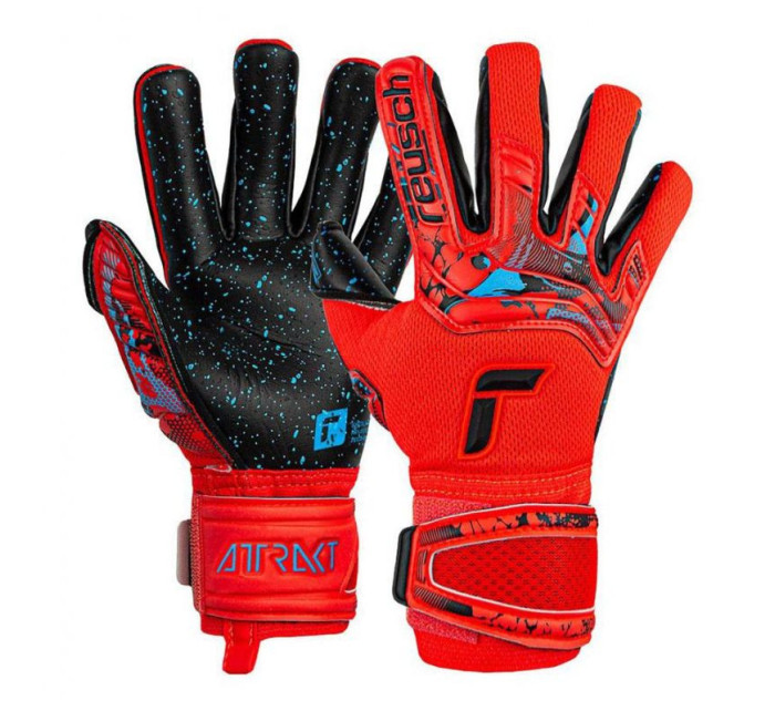 Dětské brankářské rukavice Attrakt Fusion Guardian Jr 5372945-3333 - Reusch