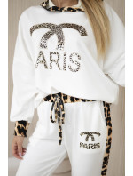 Set Paris Sweatshirt + model 20507465 ecru - K-Fashion