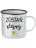 ZŮSTAŇ STEJNÝ - bílý plecháček 350 ml