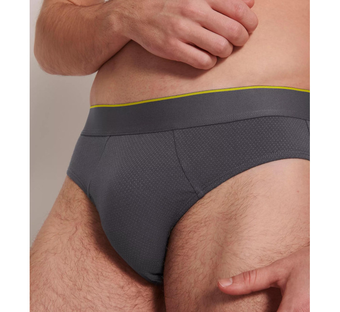 Pánské slipy EVER Airy Brief C2P - BLACK - černé M014 - SLOGGI