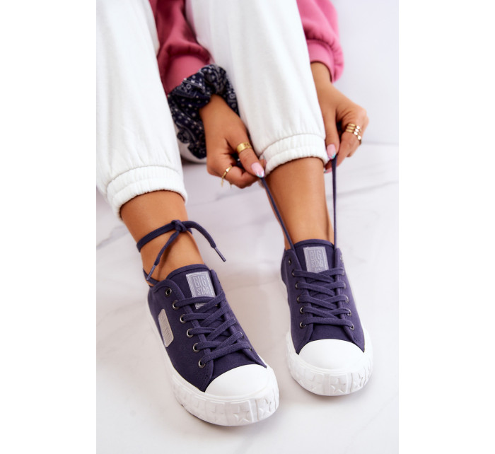 Classic Women's Sneakers BIG STAR JJ274494 Navy Blue