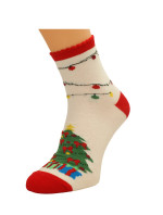 Dámské ponožky Bratex 2988 X-Mass Socks 36-41