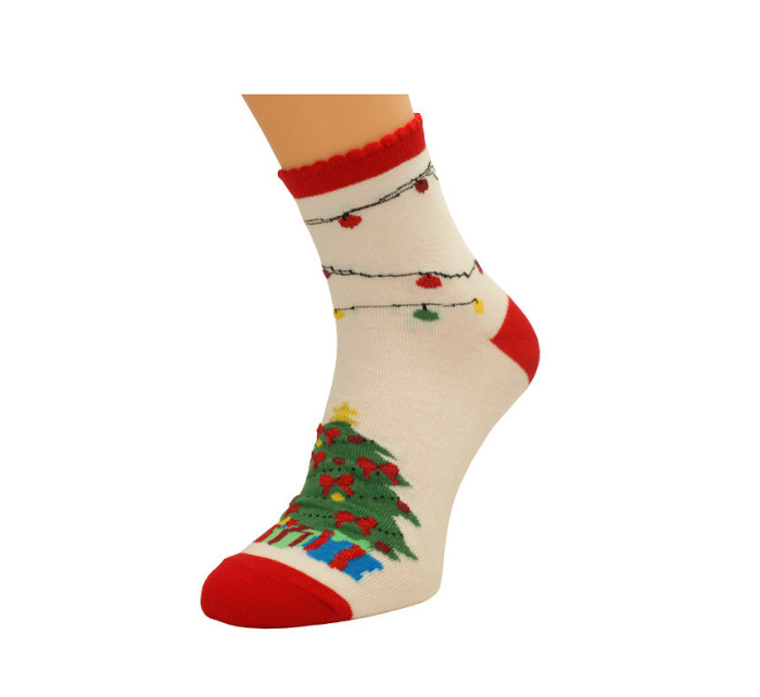 Dámské ponožky Bratex 2988 X-Mass Socks 36-41