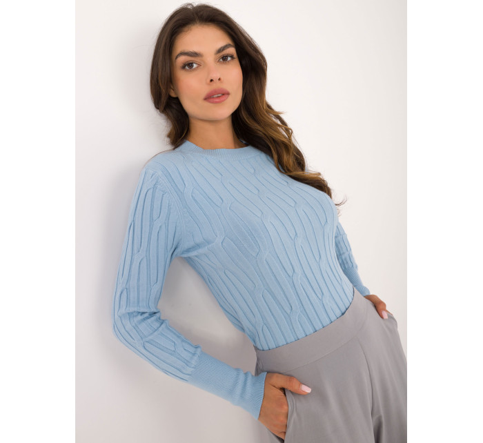 Sweter AT SW 2338 2.00 jasny niebieski