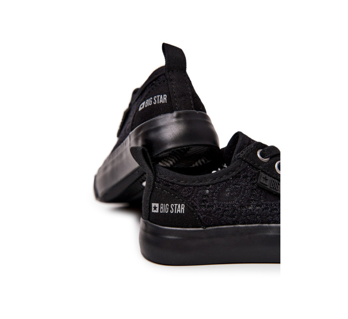 Openwork Sneakers Big Star JJ374133 Black