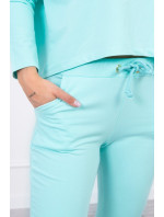 Set s oversized halenkou mint