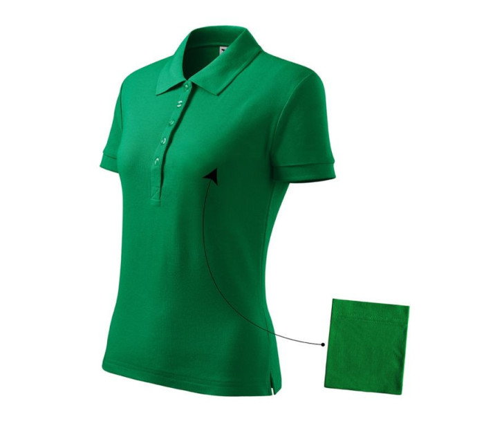 Bavlněné polo tričko Malfini W MLI-21316 grass green